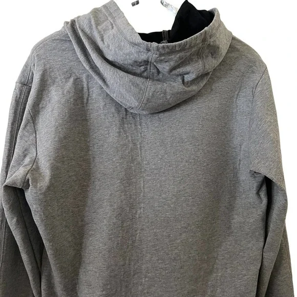 Stampd Women's Unisex Gray Pullover Hoodie with Scoop Hem & Thumb Holes - Large - Picture 8 of 15